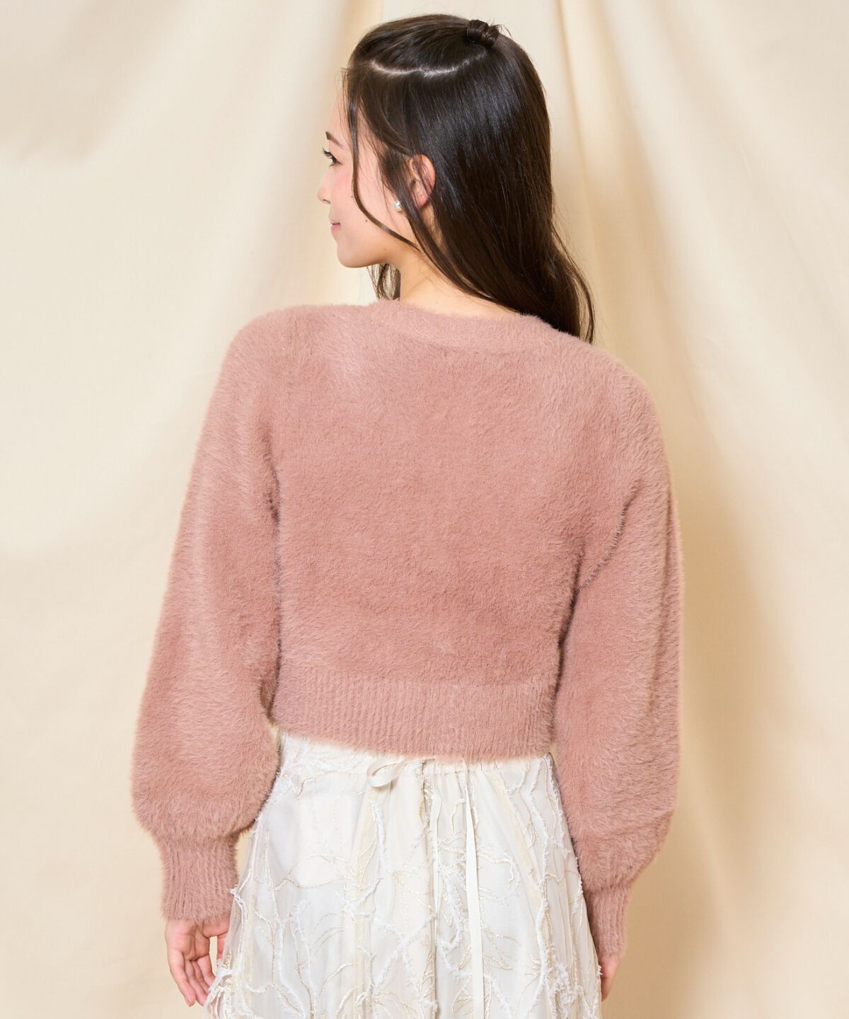 WILLSELECTION「パール＆ビジューフェザーカーディガン」|カーディガン|