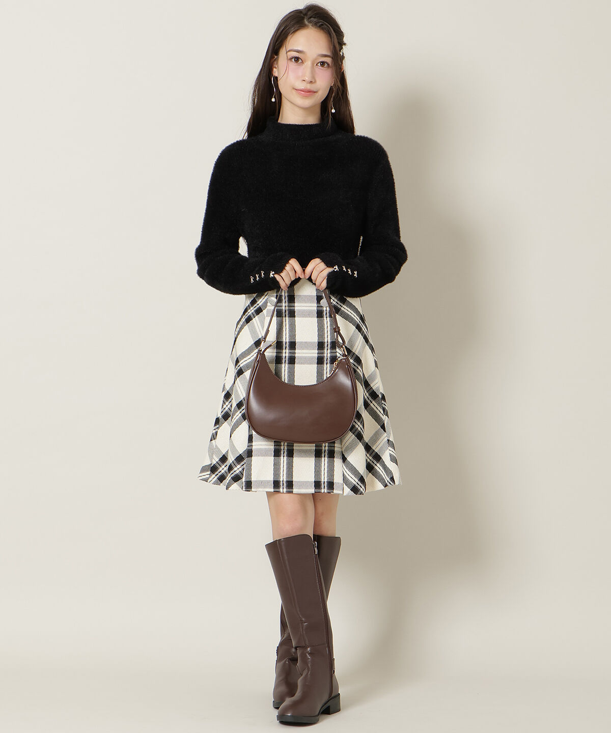 WILLSELECTION「FOXライクヤーンタートルネックプルオーバー」|ニット・セーター|