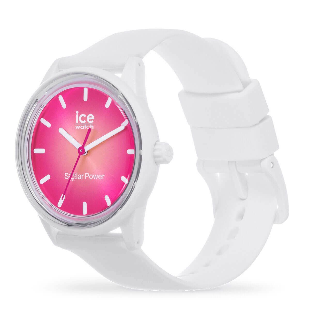 ICE-WATCH「〈ICE-WATCH(ｱｲｽｳｫｯﾁ)〉ICE solar power - コーラルリーフ - スモール」|腕時計|