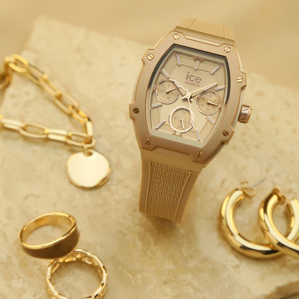 ICE-WATCH「〈ICE-WATCH(ｱｲｽｳｫｯﾁ)〉ICE boliday ﾀｲﾑﾚｽﾄｰﾌﾟ Alu ｽﾓｰﾙ MT」|腕時計|