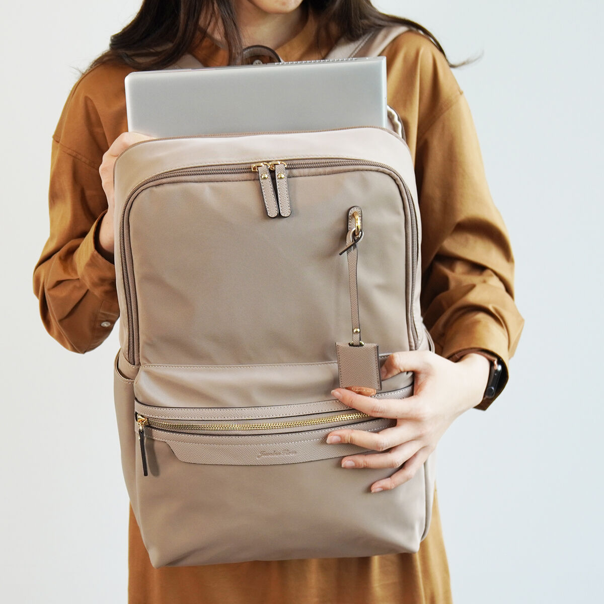 Jewelna Rose「ジュエルナローズ リモハピ リュックサック A4 PC収納 通勤  15.6インチ 10772」|リュック|