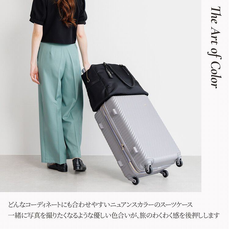 Jewelna Rose「HaNT&times;ジュエルナローズ コラボ スーツケース Mサイズ 06822」|キャリーケース|