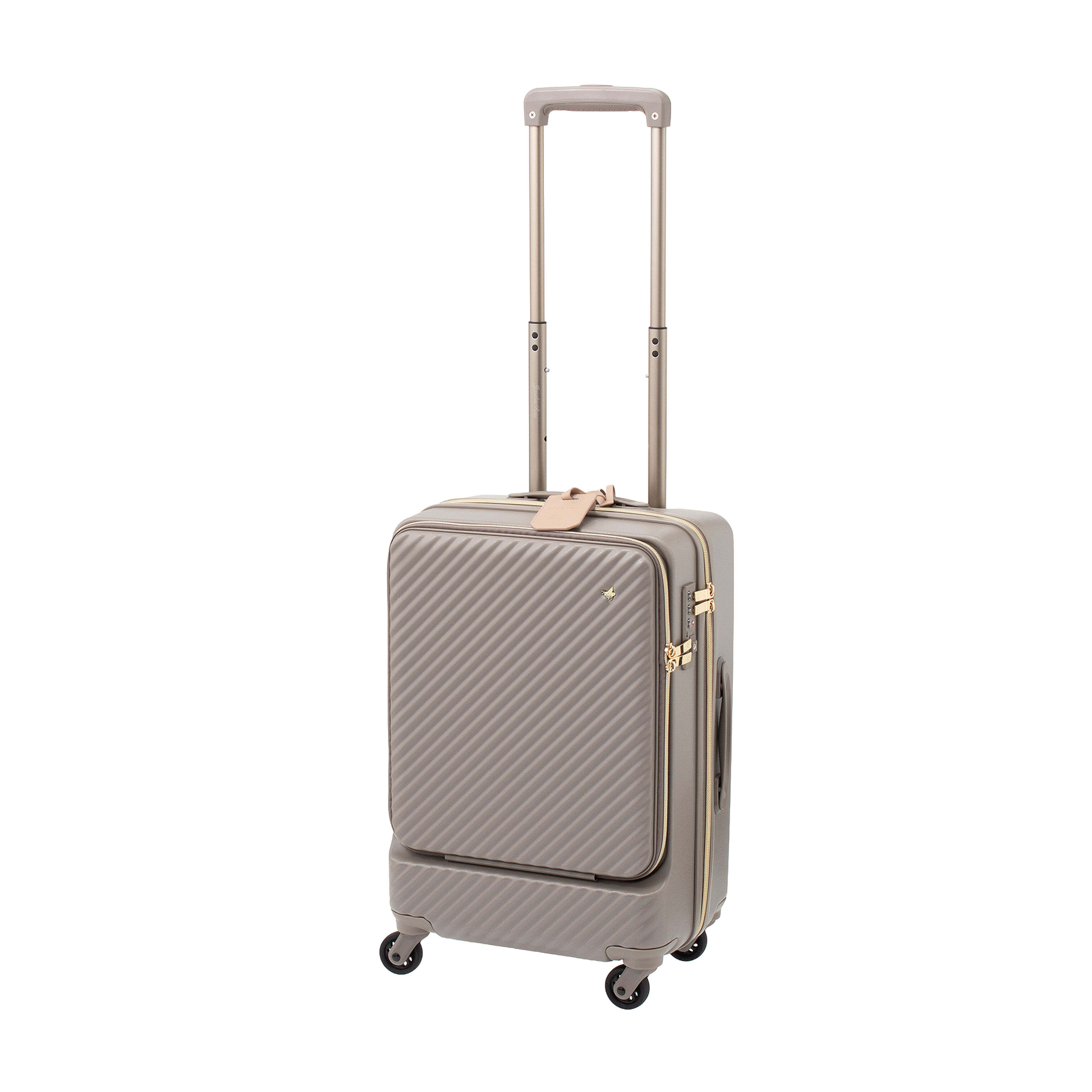 Jewelna Rose「Jewelna Rose HaNT &times;Jewelna Rose コラボ スーツケース 機内持ち込み フロントオープン 34L 06820」|キャリーケース|