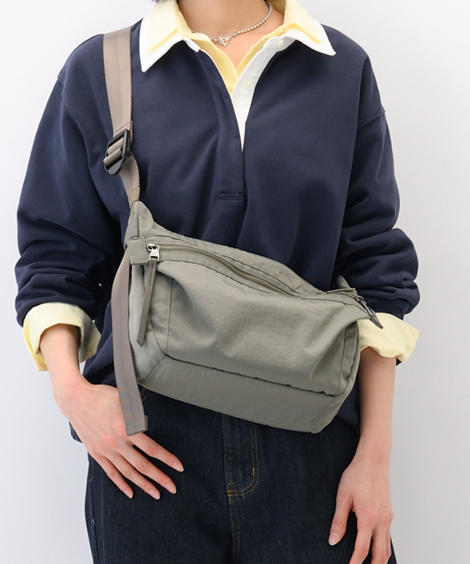 W&.Day/Night「W&.Day/Night ダブルアンドデイナイト キルッコ ショルダーバッグ 19143 バッグ カジュアル」|ショルダー・メッセンジャー|ウォームグレー