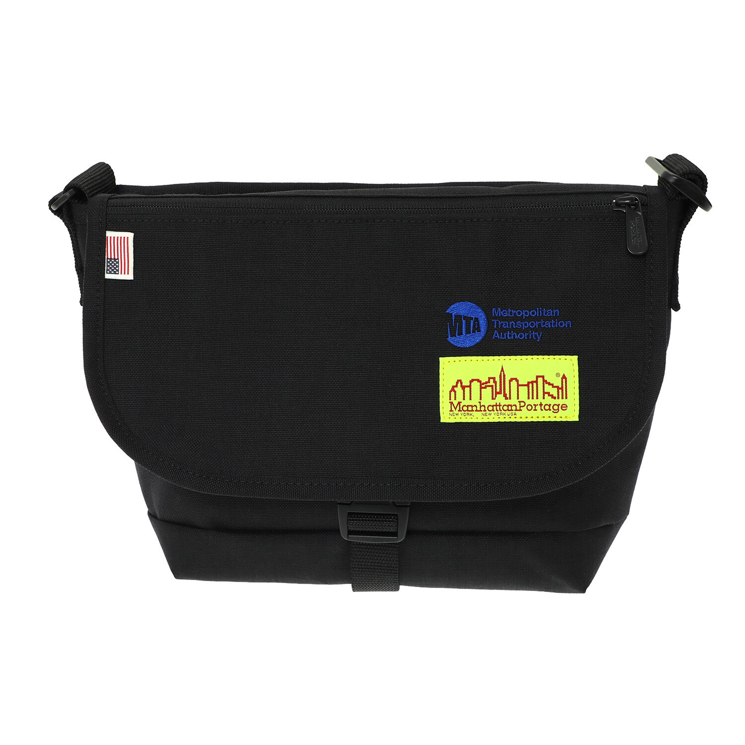 Manhattan Portage「Nylon Messenger Bag JR (SM) FZP LVL MTA」|ショルダー・メッセンジャー|
