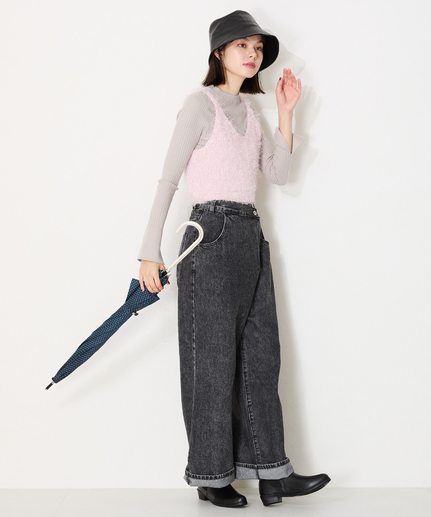 ORiental TRaffic「 ●晴雨兼用●【防水】レイン ショートブーツ /R-0009 厚手クッション入り」|ショートブーツ|