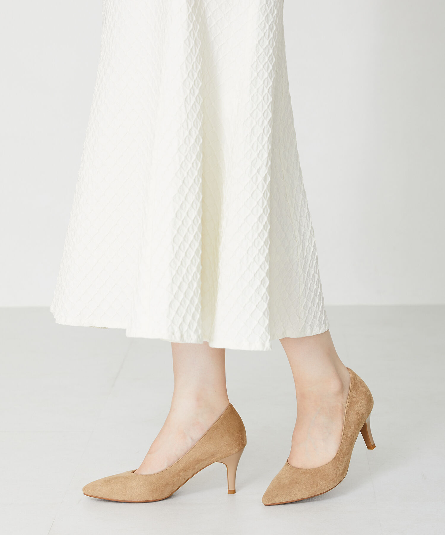 ORiental TRaffic「【跳べるパンプス/シリーズ累計１５０万足突破】 ポインテッドトゥ ヒール パンプス /R-3201 クッション」|パンプス|