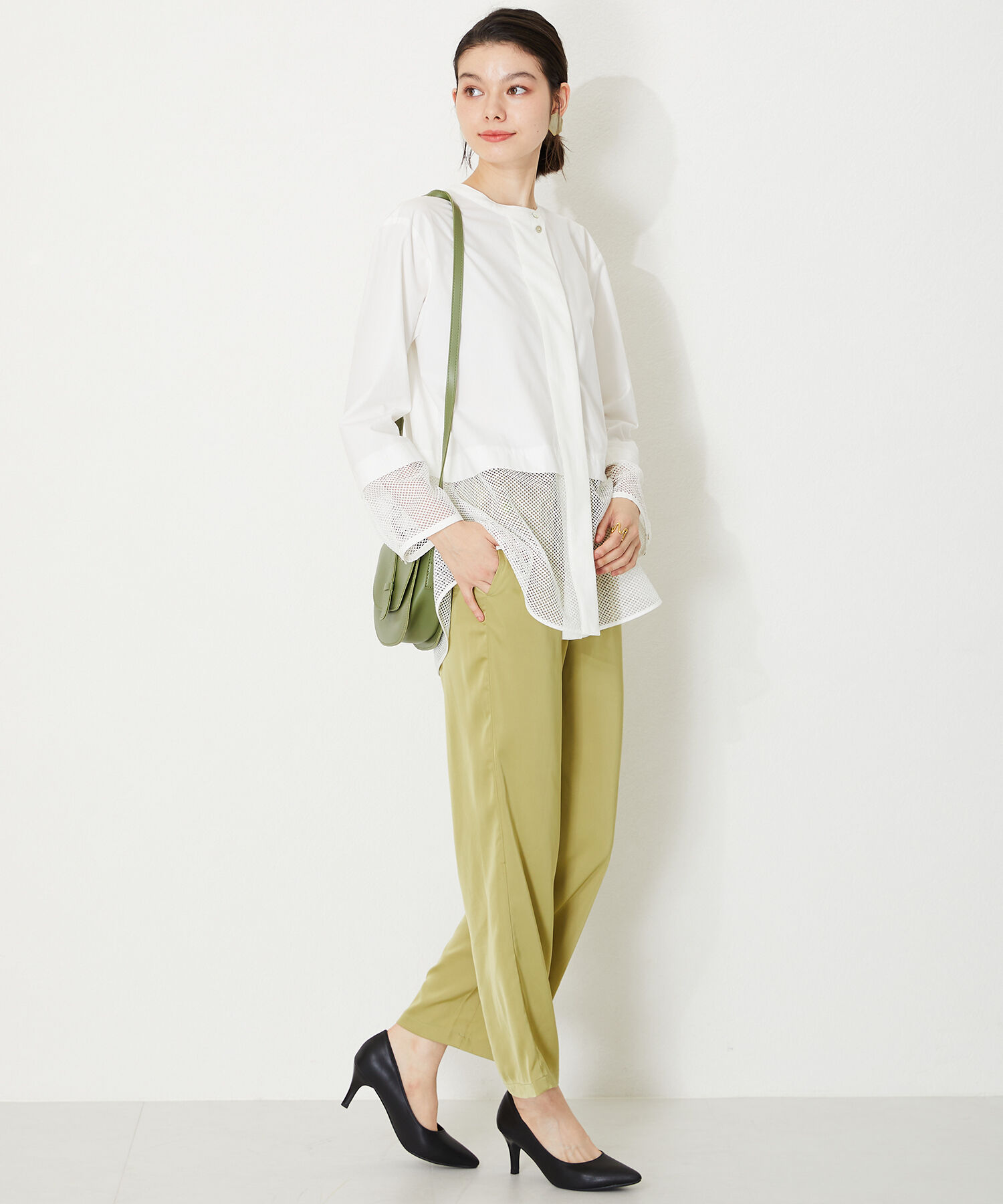 ORiental TRaffic「【跳べるパンプス/シリーズ累計１５０万足突破】 ポインテッドトゥ ヒール パンプス /R-3201 クッション」|パンプス|