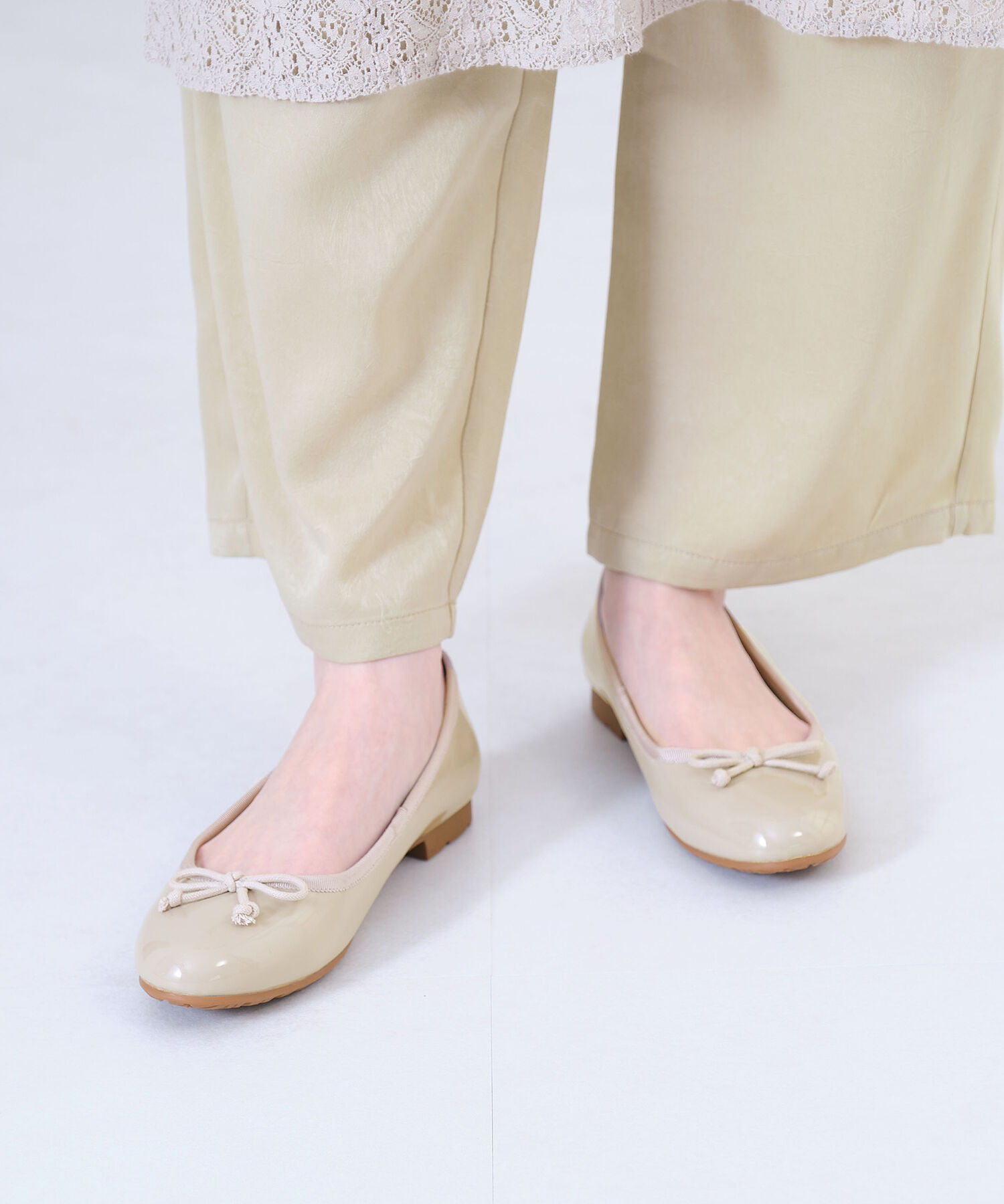 ORiental TRaffic「【防水】フラットヒールバレエレインパンプス/R-1015 レインシューズ レインパンプス 人気 トレンド」|パンプス|