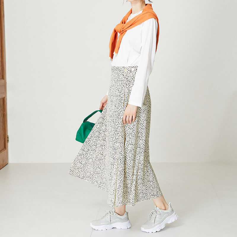 ORiental TRaffic「【アウトレット価格】ストライプシューレース厚底スニーカー/OT3728」|スニーカー|