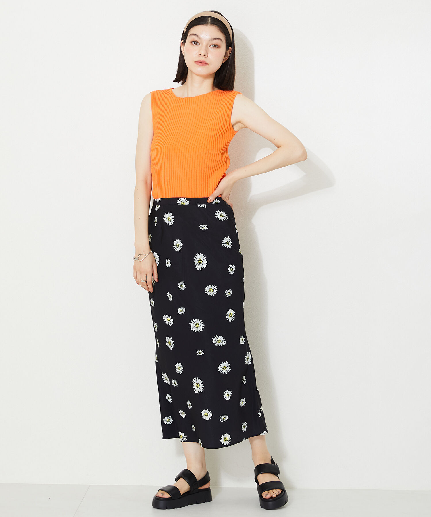 ORiental TRaffic「パデットダブルベルト厚底サンダル/41204」|サンダル|