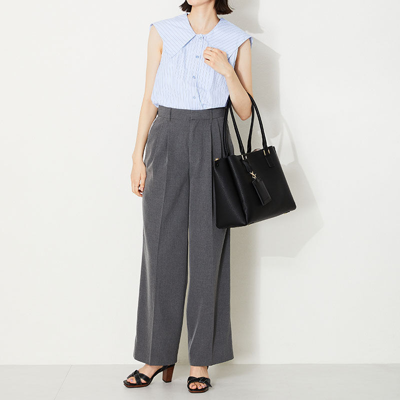 ORiental TRaffic「【BAG】A4 横長 トートバッグ /BA-220 通勤 通学 オフィスカジュアル 人気 トレンド 売れてる」|トートバッグ|