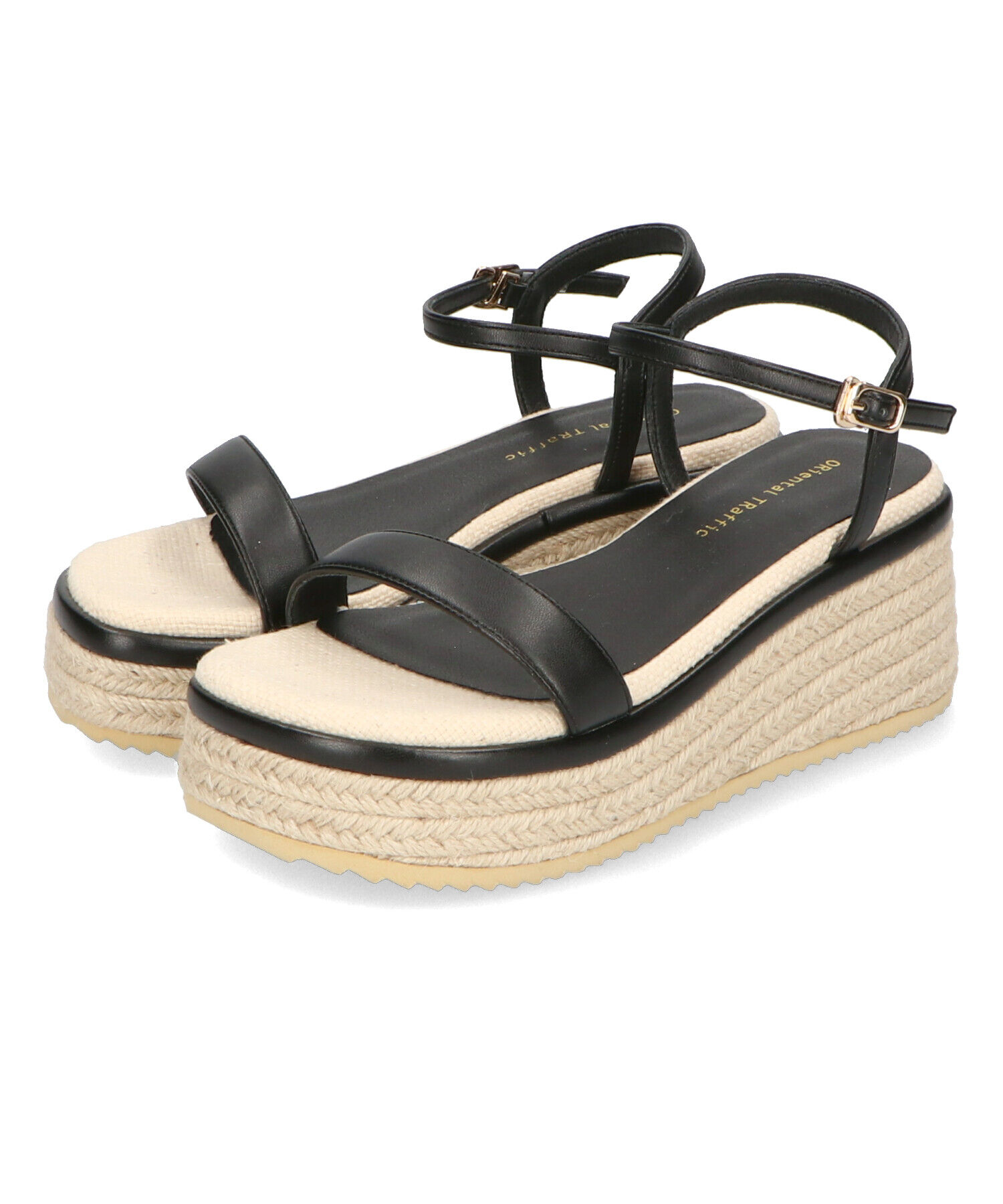 ORiental TRaffic「【アウトレット価格】厚底ジュートソールサンダル/41224 厚底 サンダル 人気 トレンド 売れてる」|サンダル|