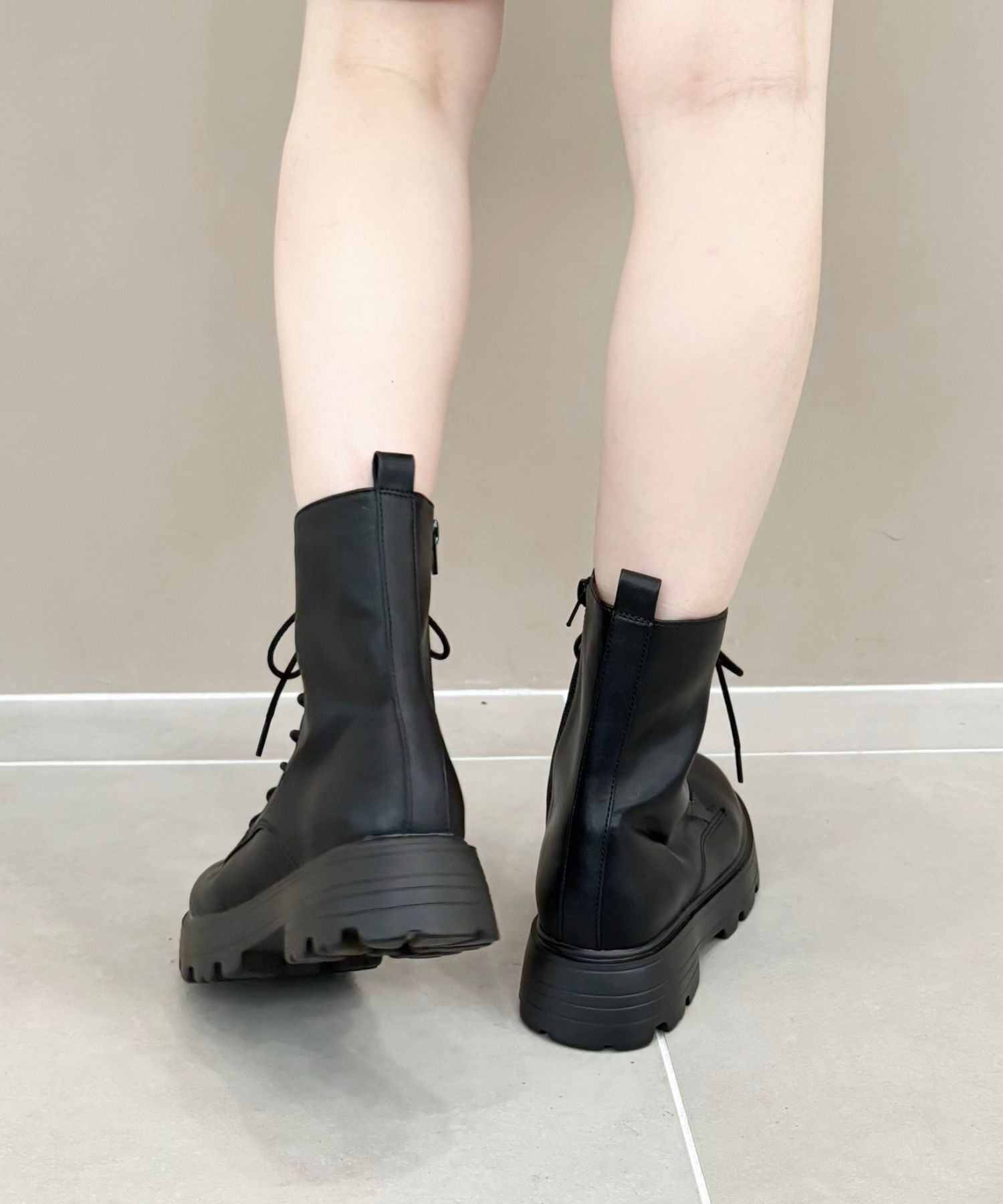 ORiental TRaffic「レースアップ 厚底 ブーツ /41401」|ショートブーツ|