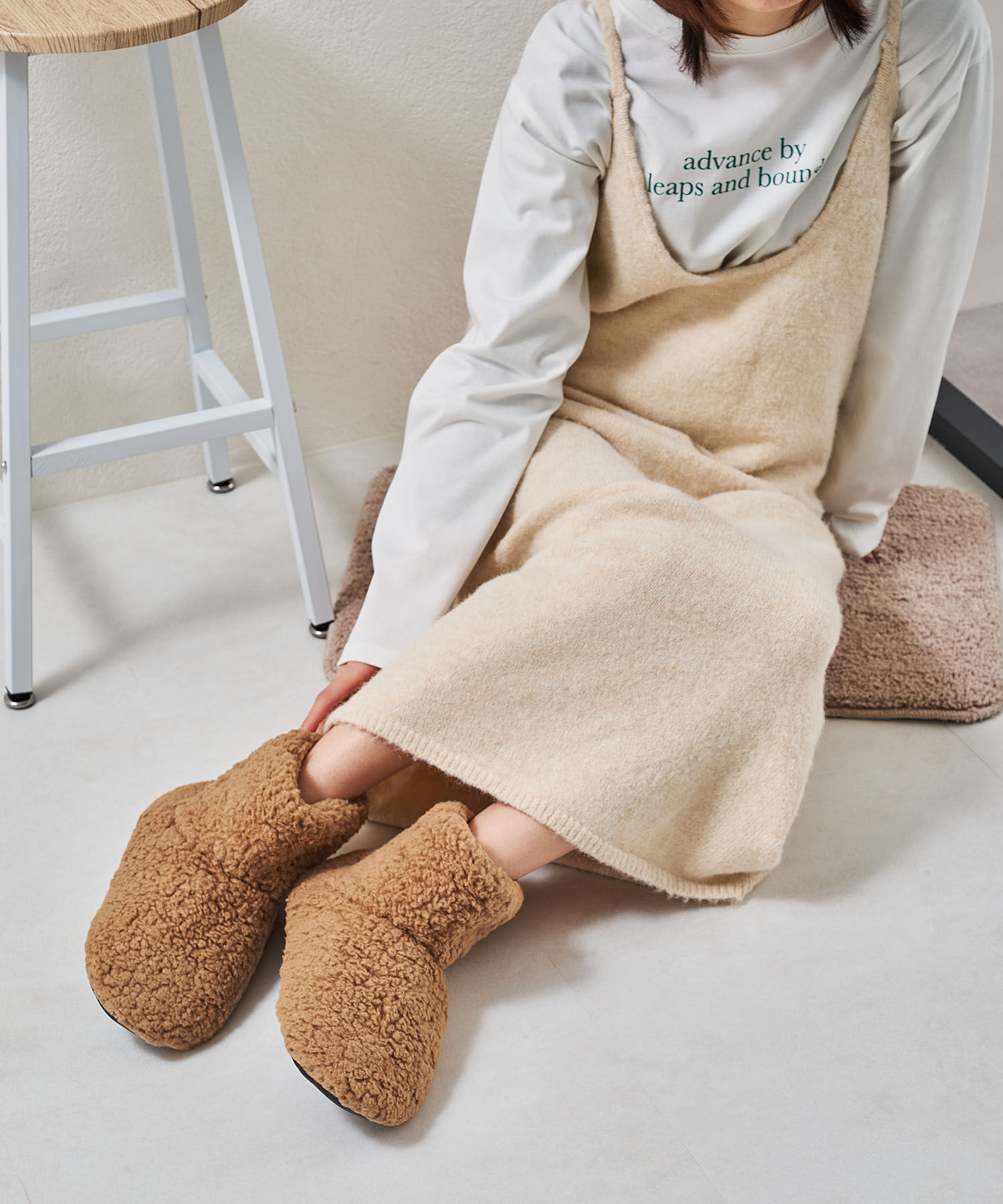 ORiental TRaffic「【WEB限定】 ボア ルームシューズ ブーツ/G-0011」|その他|