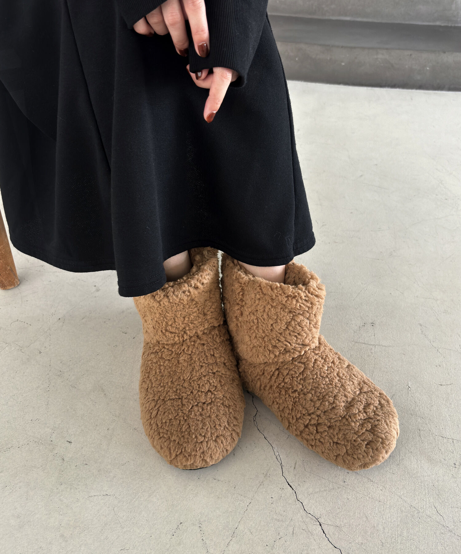 ORiental TRaffic「【WEB限定】 ボア ルームシューズ ブーツ/G-0011」|その他|