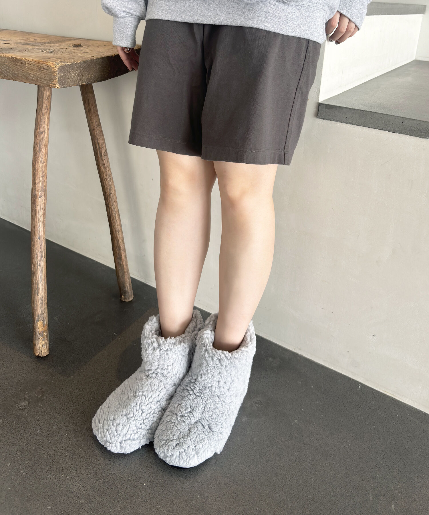 ORiental TRaffic「【WEB限定】 ボア ルームシューズ ブーツ/G-0011」|その他|