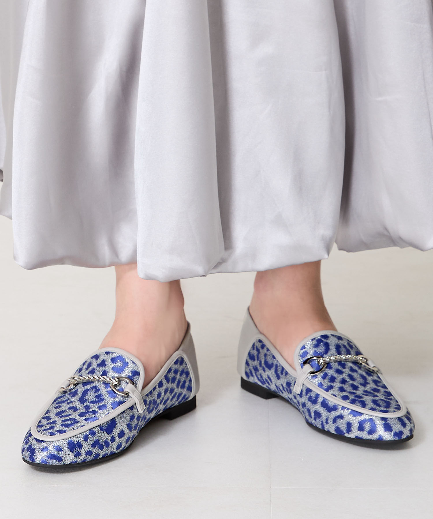 ORiental TRaffic「ラウンドトゥビットバブーシュローファー/51108 ローファー」|ローファー|BLUE