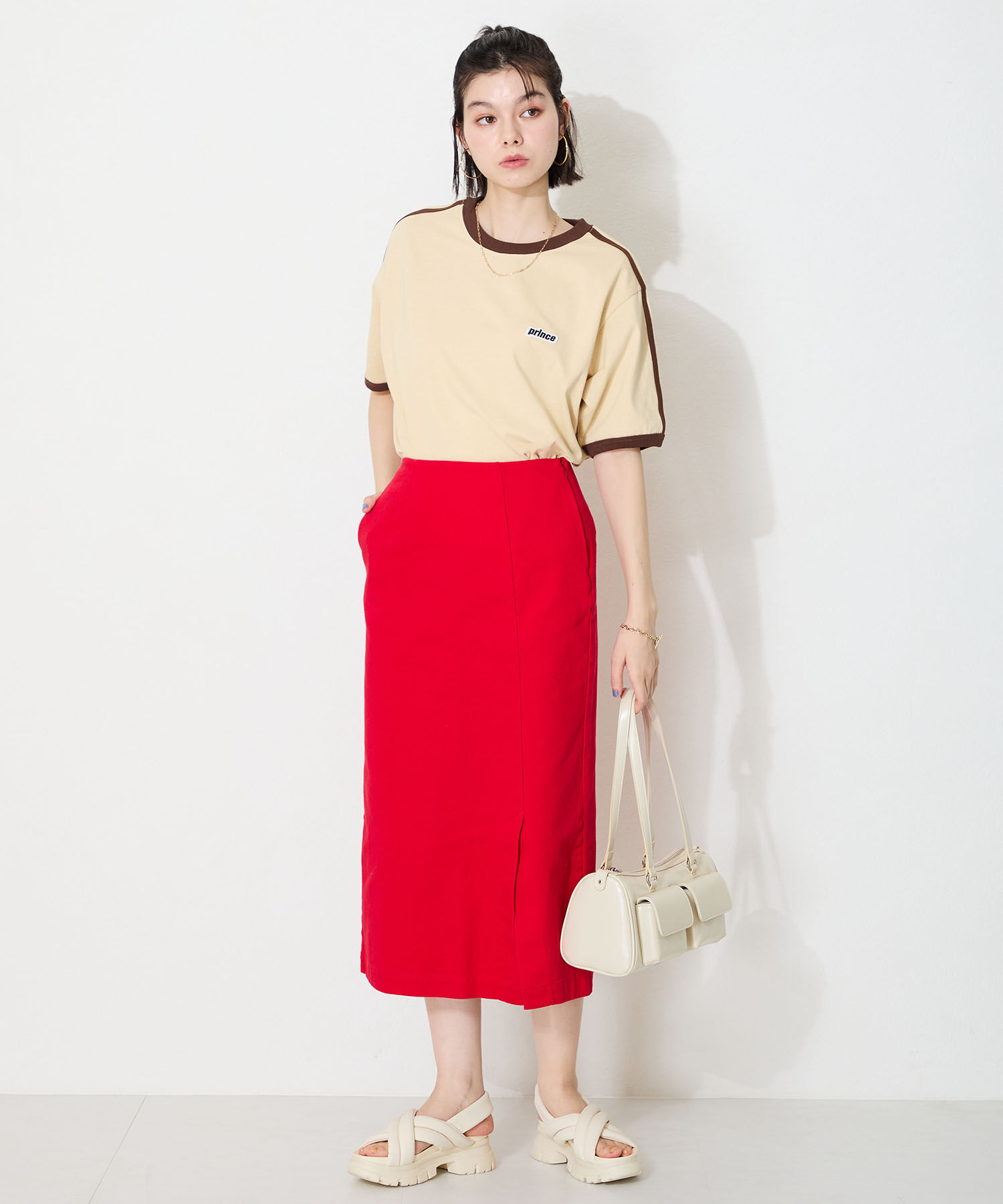 ORiental TRaffic「【トレンド】クロスベルト厚底サンダル/51201 サンダル 厚底 人気 売れてる」|サンダル|