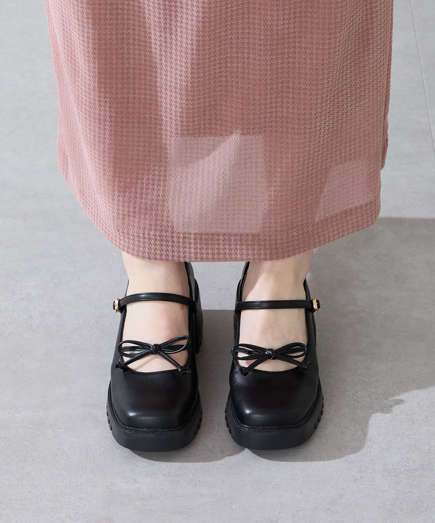 ORiental TRaffic「リボンストラップメリージェーンシューズ/51309」|パンプス|