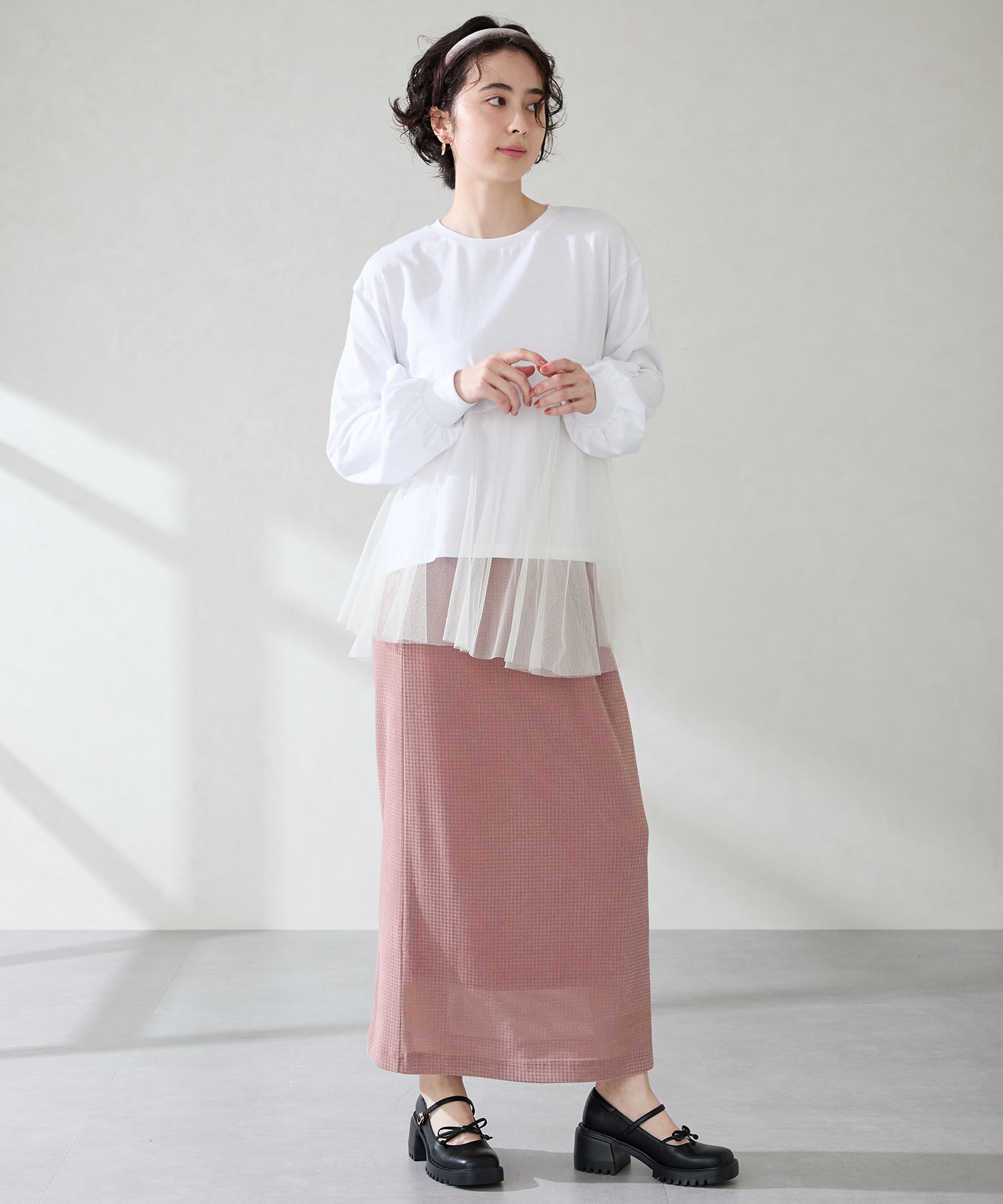 ORiental TRaffic「リボンストラップメリージェーンシューズ/51309」|パンプス|