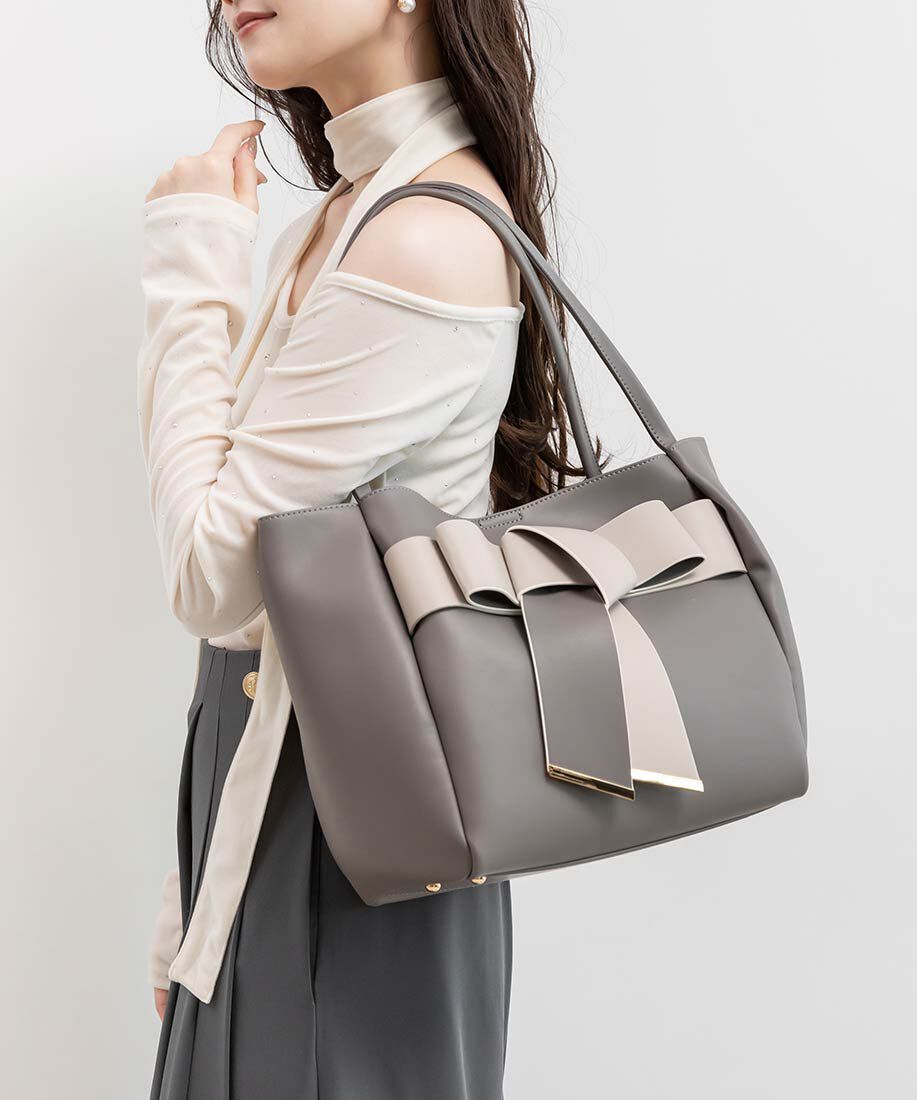  「【A4対応】リボントートバッグ」|トートバッグ|