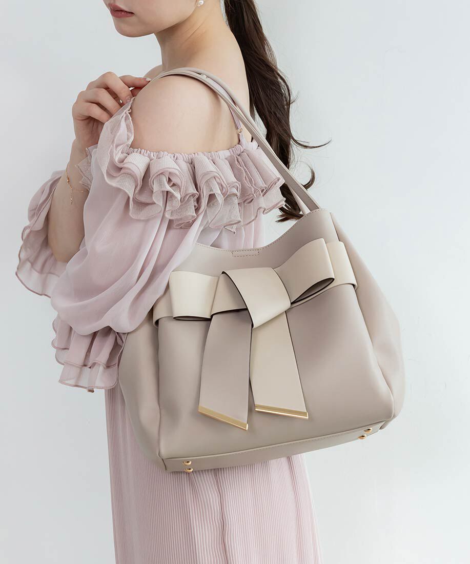  「【A4対応】リボントートバッグ」|トートバッグ|