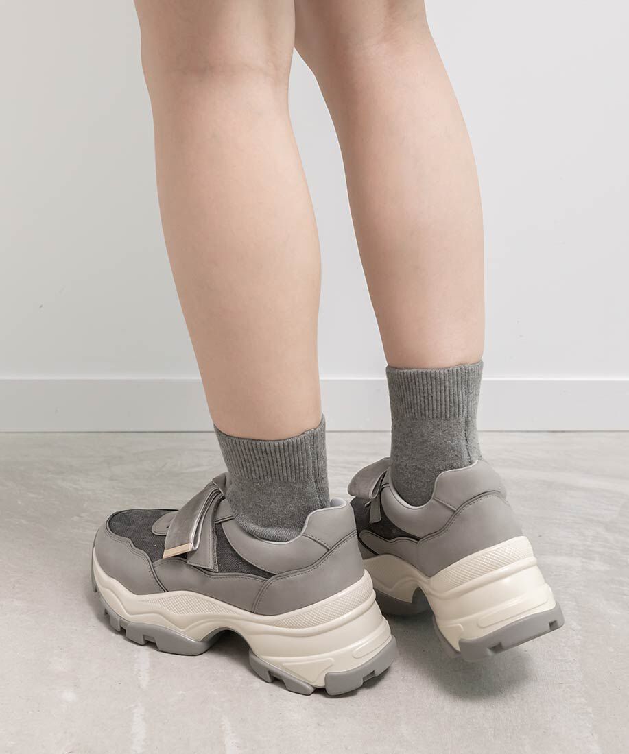  「2WAY ソックスドッキングリボンスニーカー」|スニーカー|