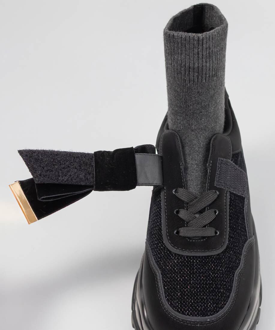  「2WAY ソックスドッキングリボンスニーカー」|スニーカー|