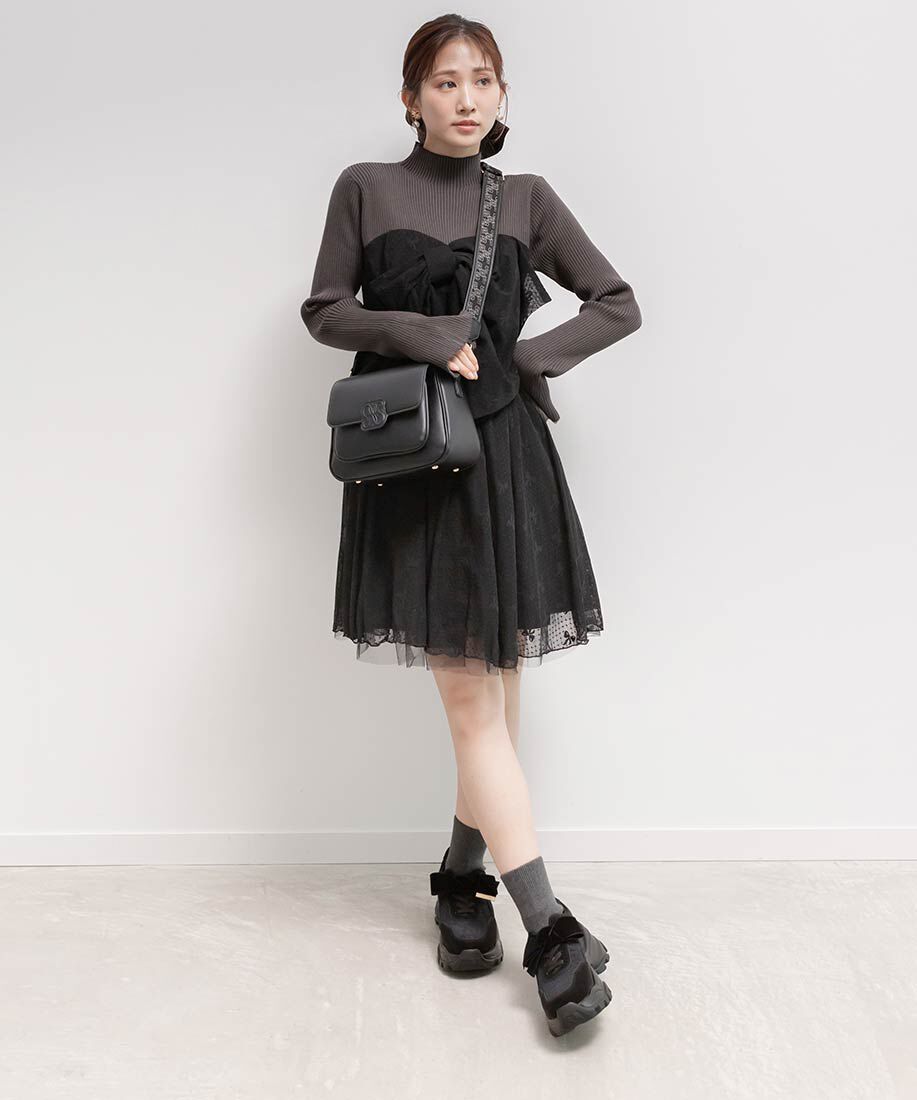  「2WAY ソックスドッキングリボンスニーカー」|スニーカー|