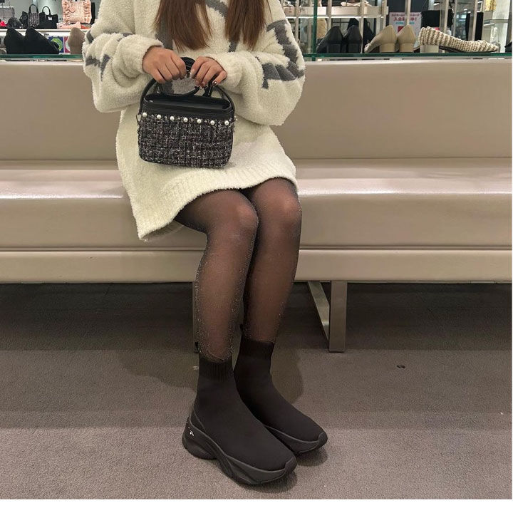 プラスダイアナ「ソックススニーカー　MF65542」|スニーカー|