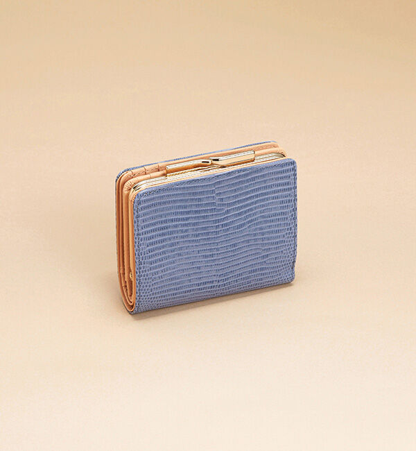 TOPKAPI 「イタリアンレザー・リザード型押し・がま口２つ折り財布 LUCIA[ルチア]」|財布|