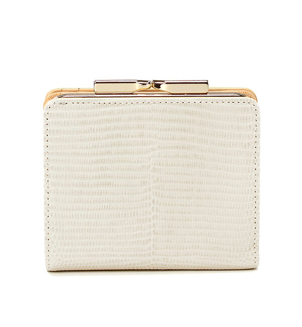 TOPKAPI 「イタリアンレザー・リザード型押し・がま口２つ折り財布 LUCIA[ルチア]」|財布|