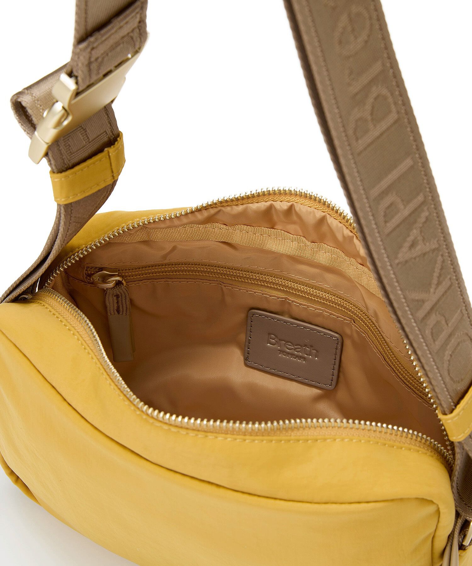 TOPKAPI BREATH「【Breath TOPKAPI】Freely フリーリー ナイロン ロゴテープ  スクエア ショルダーバッグ」|ショルダー・メッセンジャー|