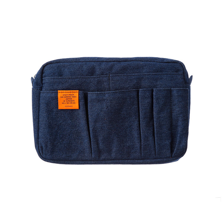 DELFONICS「インナーキャリング デニムM」|ポーチ|ダークブルー