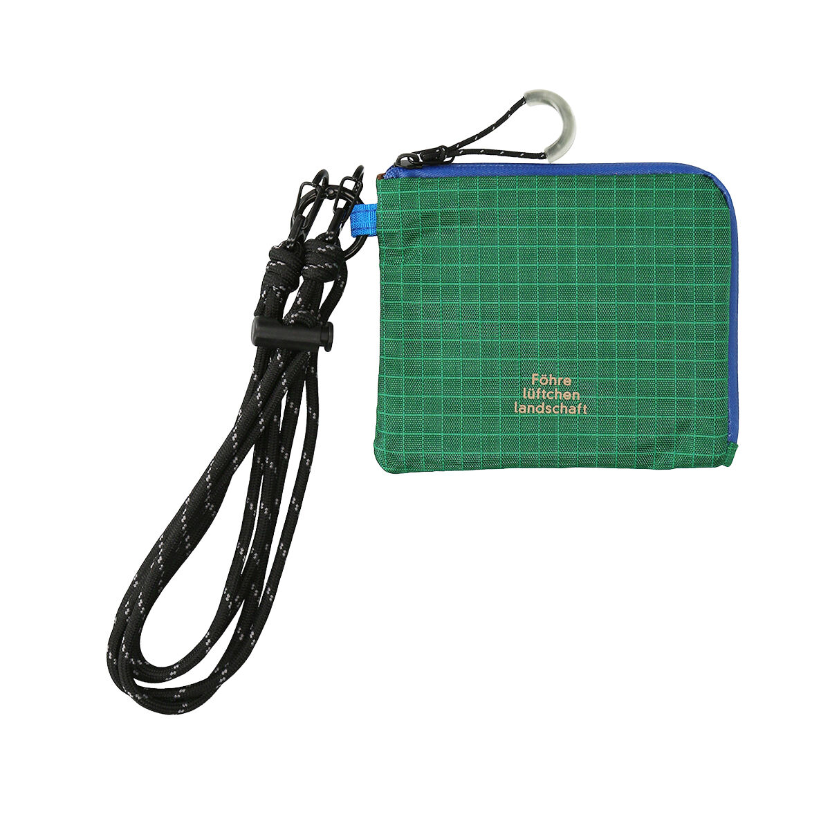 DELFONICS「フェーレ ハーフジップケース」|ストラップ|ダークグリーン