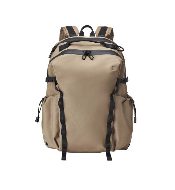 MILESTO「LIKID サイドバックルバックパック」|リュック|ベージュ