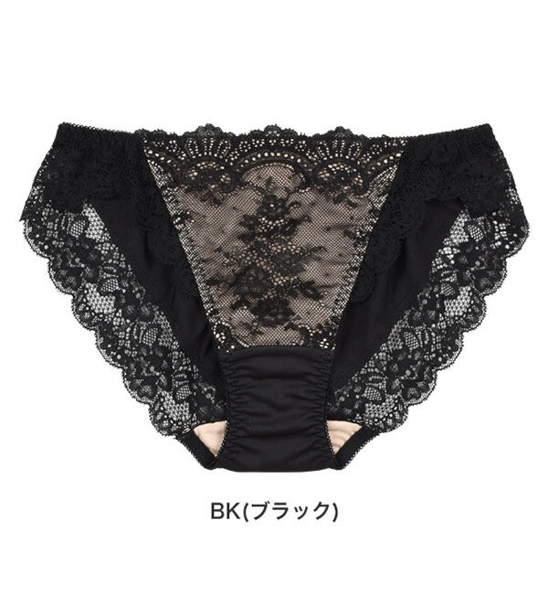 intesucre「アンテシュクレ intesucre ナイス谷間ブラ スタンダードショーツ M-LL ESP001」|インナー|BK