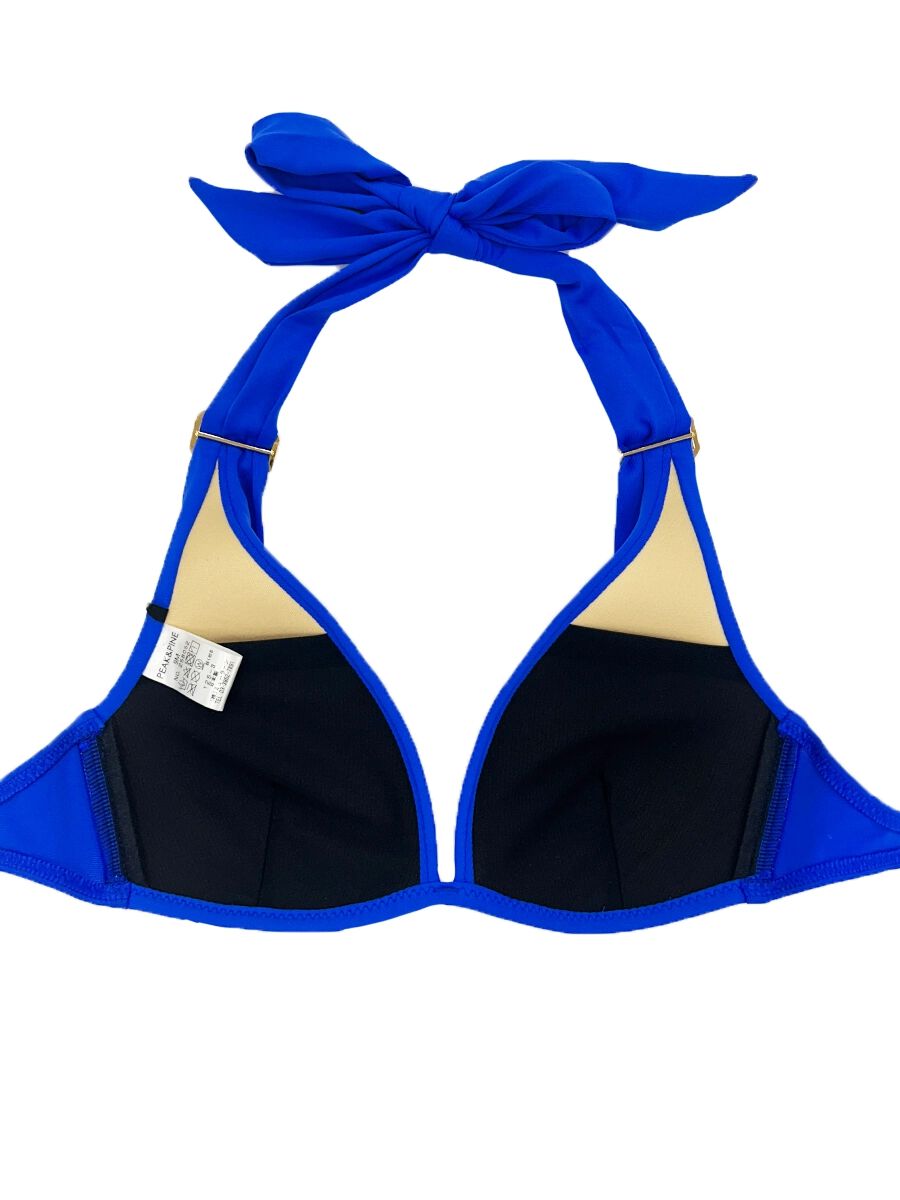 PEAK&PINE「無地サッシュホルターネックハイウエストビキニ【A～Dカップ対応】」|ビキニ|