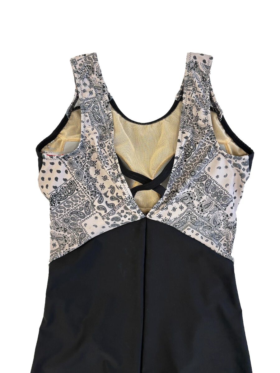 ALBOVE「バンダナプリントオールインワンフィットネス水着」|コンビネゾン|