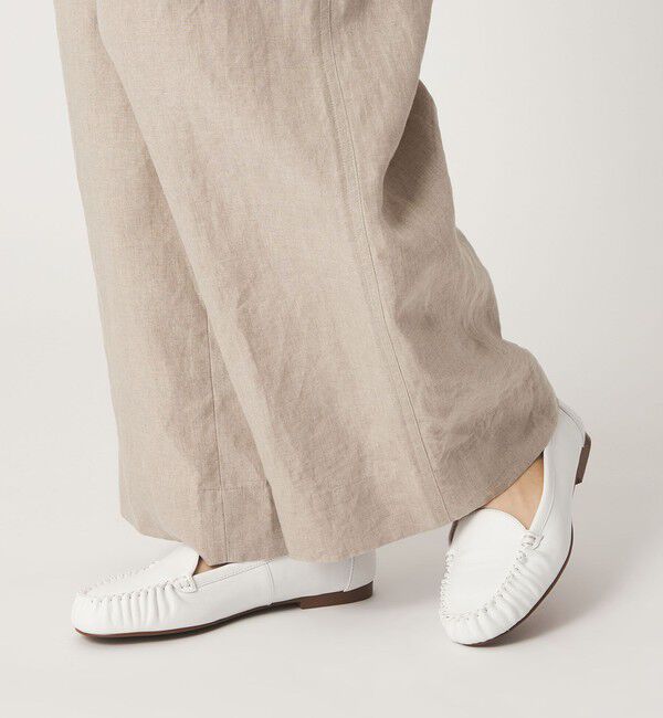 ODETTE E ODILE「プレーンハンドソーンモカ フラット15&uarr;」|モカシン|