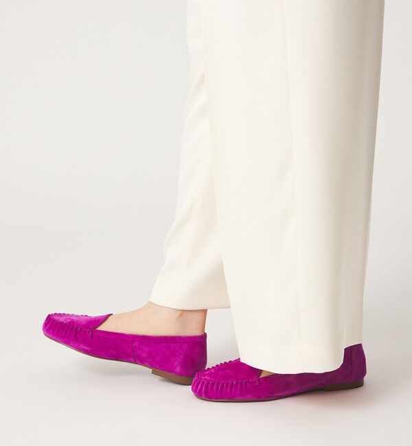 ODETTE E ODILE「プレーンハンドソーンモカ フラット15&uarr;」|モカシン|