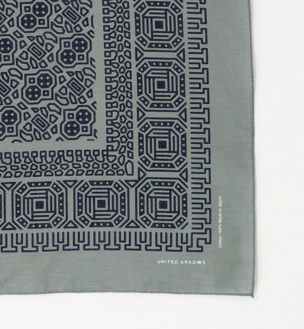 UNITED ARROWS「ジオメトリック バンダナ」|ハンカチ|