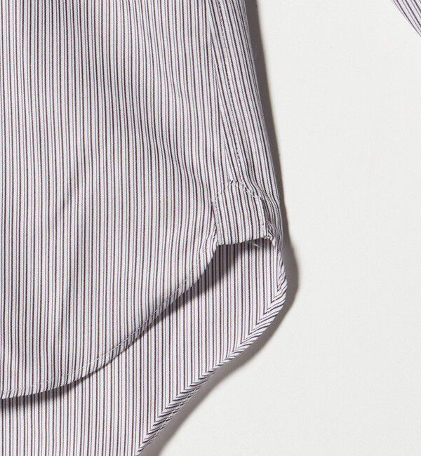 UNITED ARROWS「イージーケア AG オルタネイトストライプ ラウンドレギュラーカラーシャツ 抗菌防臭」|シャツ・ブラウス|