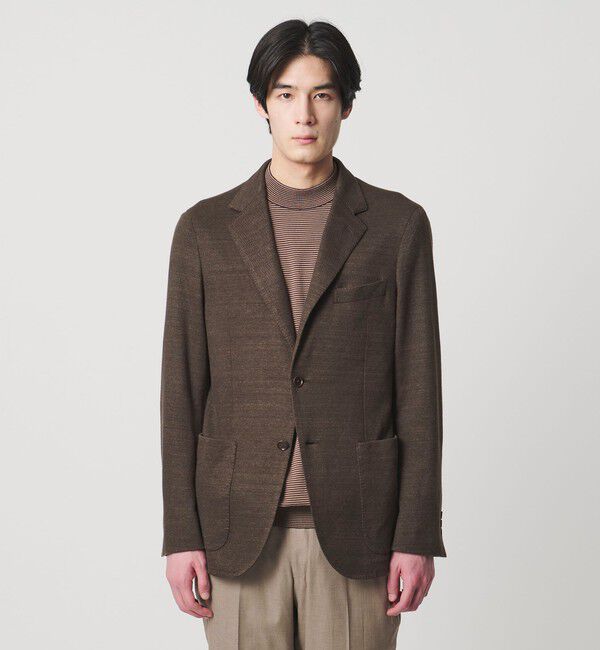 UNITED ARROWS「ソフト カノコ シングル 2ボタン テーラードジャケット COMFORT EASY‐MODEL」|テーラードジャケット|