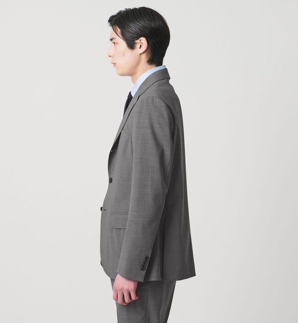 UNITED ARROWS「トロピカル シングル 3ボタン テーラードジャケット COMFORT EASY‐MODEL 2WAYストレッチ 撥水」|テーラードジャケット|