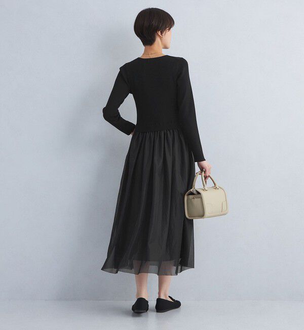 UNITED ARROWS green label relaxing「チュール ドッキング ワンピース -ウォッシャブル-」|ワンピース|