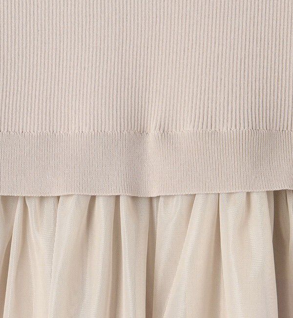 UNITED ARROWS green label relaxing「チュール ドッキング ワンピース -ウォッシャブル-」|ワンピース|