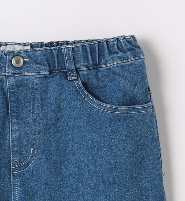 UNITED ARROWS green label relaxing「ストレッチデニム ストレートパンツ / キッズ  100cm-160cm - ストレッチ -」|デニム|