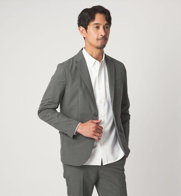 UNITED ARROWS green label relaxing「【WEB限定】JUST fit ドライポリエステル ナロー セットアップ -吸水速乾-」|テーラードジャケット|